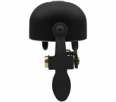 Sonnette Vélo Crane Bell E-Ne - Montage Sur Guidon 22.2-31.8mm - Son Clair, Laiton, Noir Néo