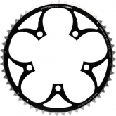 Spécialités TA PLATEAU ROUTE 5BRA D.110 ZEPHYR EXTERIEUR NOIR ALU 7075 TYPE SHIMANO 9-10V.