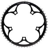 Spécialités TA PLATEAU ROUTE 5BRA D.130 ALIZE EXTERIEUR NOIR ALU 7075 TYPE SHIMANO 8-9-10V.