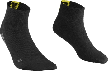 Lot De 2 Chaussettes Cyclisme Mavic Noires - Logo Jaune - Course Sur Route - Neuves