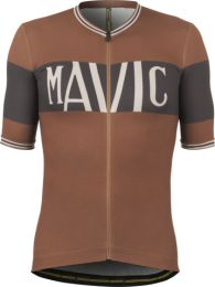 Mavic cosmic gradiant jsy rouge et noir : maillot vélo modèle homme