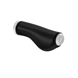 Brooks Ergonomic Leather Grips (130+130mm) - Black