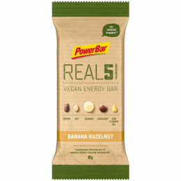PowerBar Real 5 Vegan Energy Bar (65gr) - Banana Hazelnut