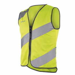 Wowow Roadie Veste jaune sans manches à bandes réflechissantes JAUNE