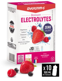 Overstim.S BOISSON ELECTROLYTES FRUITS ROUGES ÉTUI 10 SACHETS