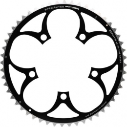Spécialités TA PLATEAU ROUTE 5BRA D.110 ZEPHYR EXTERIEUR NOIR ALU 7075 TYPE SHIMANO 9-10V.