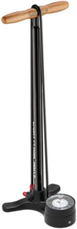 Pompe à Vélo Lezyne 1 FP CFLDR V504 Pompe à Pied Vélo Mettalic Black Pompe Velo