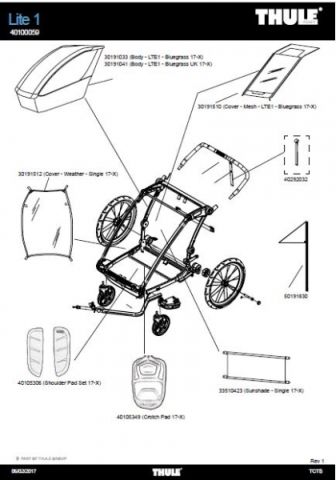 Thule Cover lite 1 | 106.62 € - Culture Vélo