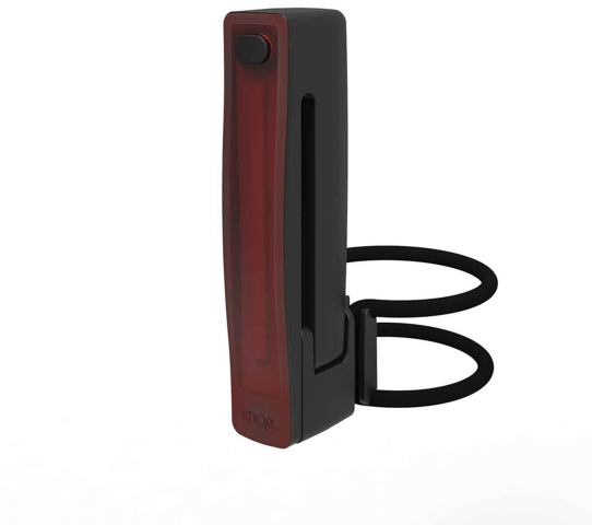 Knog Plus Feu Arrière Vélo LED - Ultra Léger, Rechargeable Et Polyvalent Noir