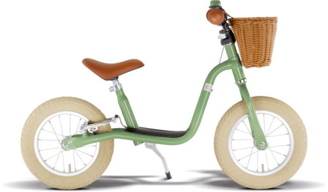 PUKY PUKYLINO Bundle Vélo sans pédales avec siège ergonomique et roues Float pour enfants à partir de 1 an Vert