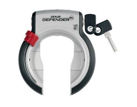 Axa Antivol cadre defender rl gris/noir avec clé réversible
