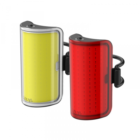 KNOG Cobber Rear - Éclairage Arrière Vélo 100% Imperméable Avec Faisceau 330° - Noir/Rouge Taille S