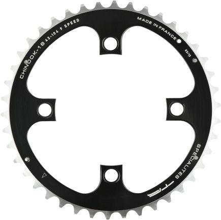 Spécialités TA PLATEAU VTT 4BRA D.104 CHINOOK TRIPLE EXTERIEUR NOIR ALU