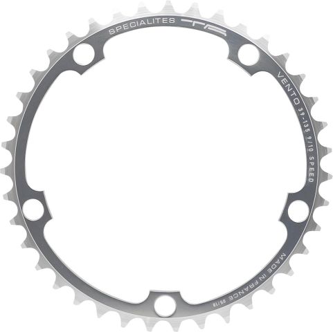 Spécialités TA PLATEAU ROUTE 5BRA D.135 VENTO INTERIEUR ARGENT ALU 7075 TYPE CAMPAGNOLO 9-10V.